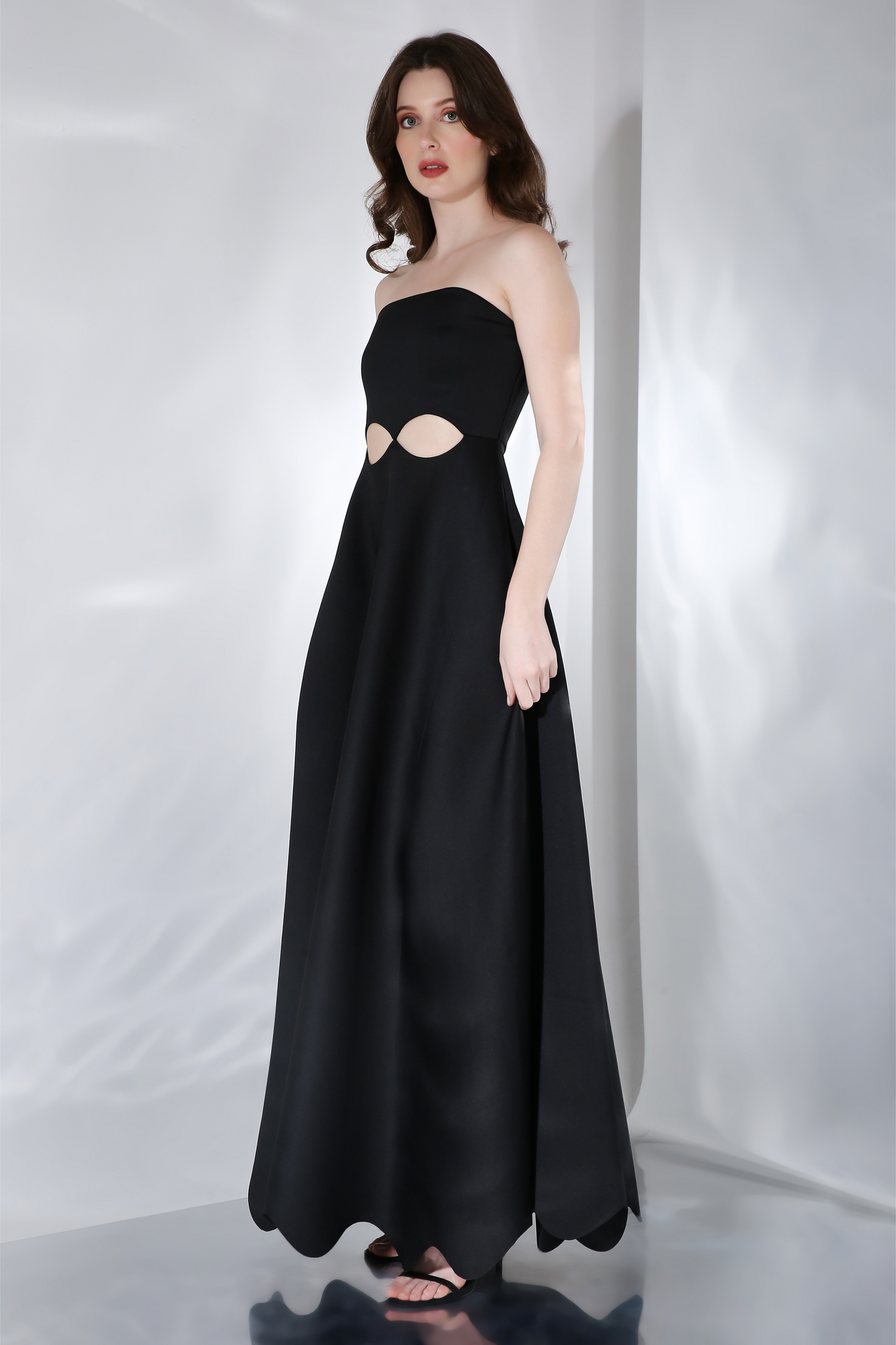 Francesca + Detachable Wavy Wrap