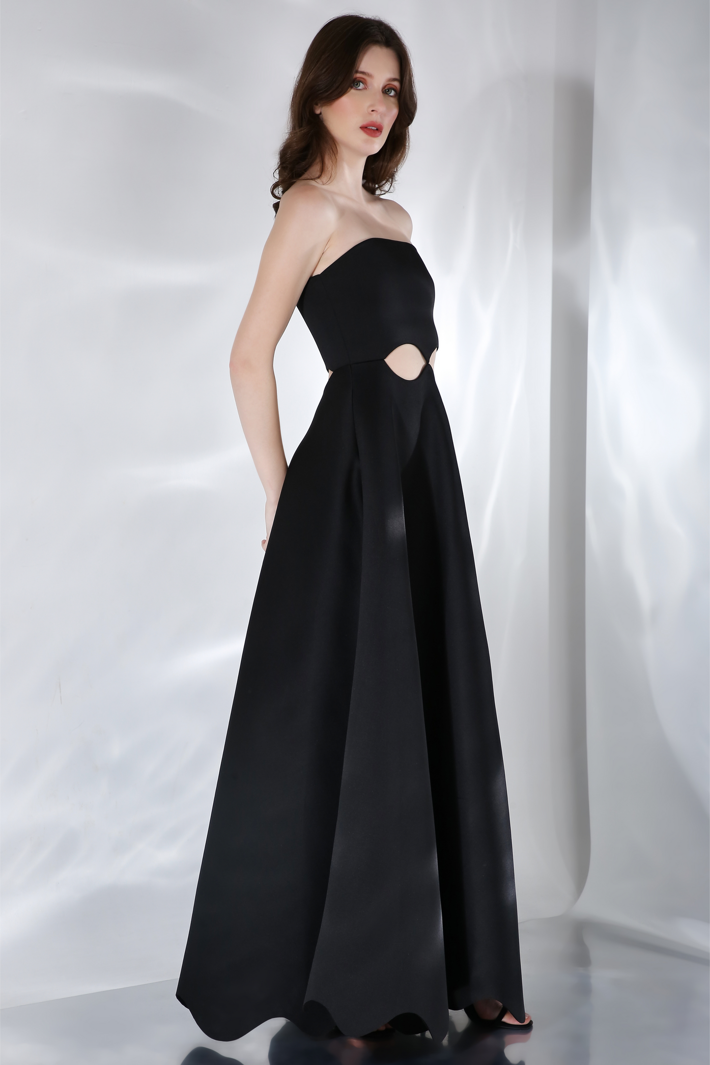 Francesca + Detachable Wavy Wrap