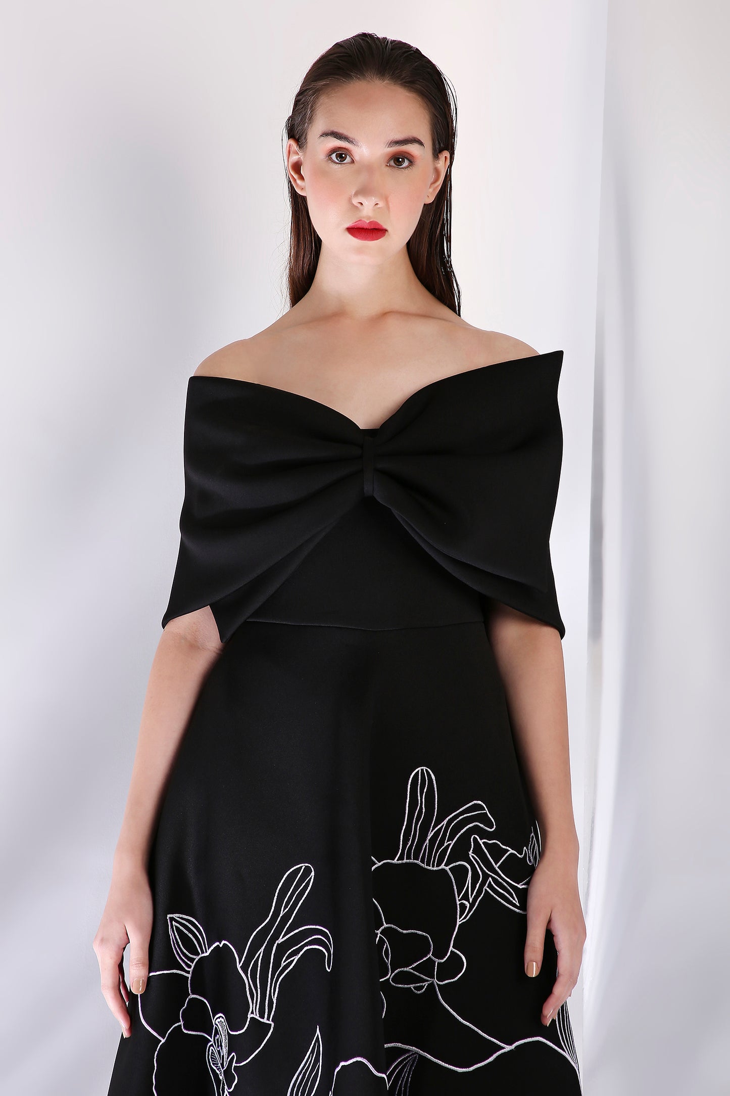 Black Vero + Bow Wrap