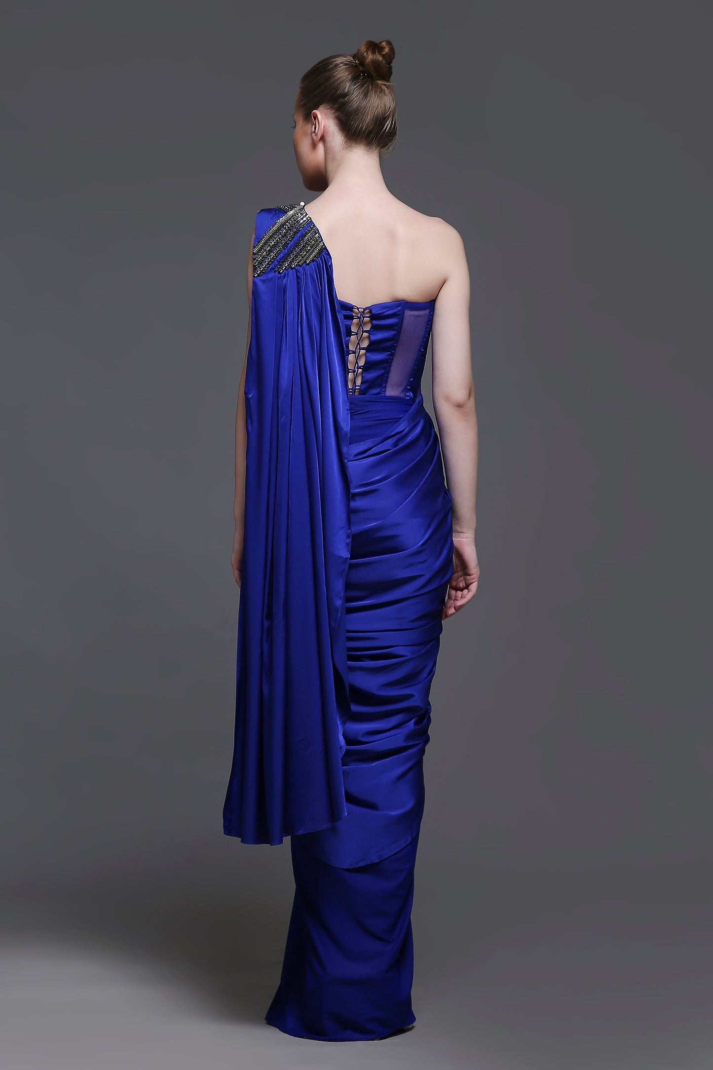 Bleu Georgia Drape