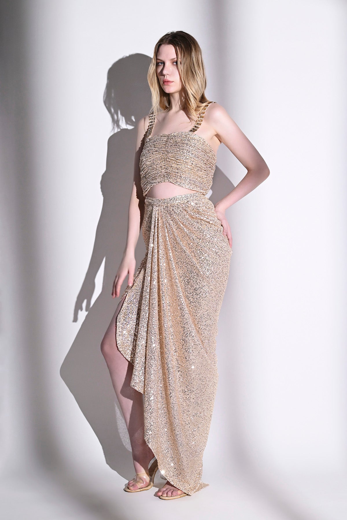 Twyla Draped Skirt set