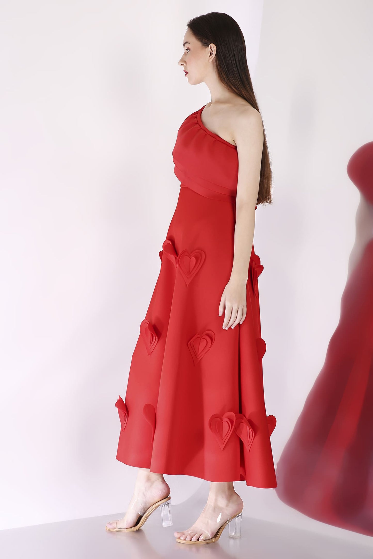 Scarlet Cassandra + Ruffle Wrap