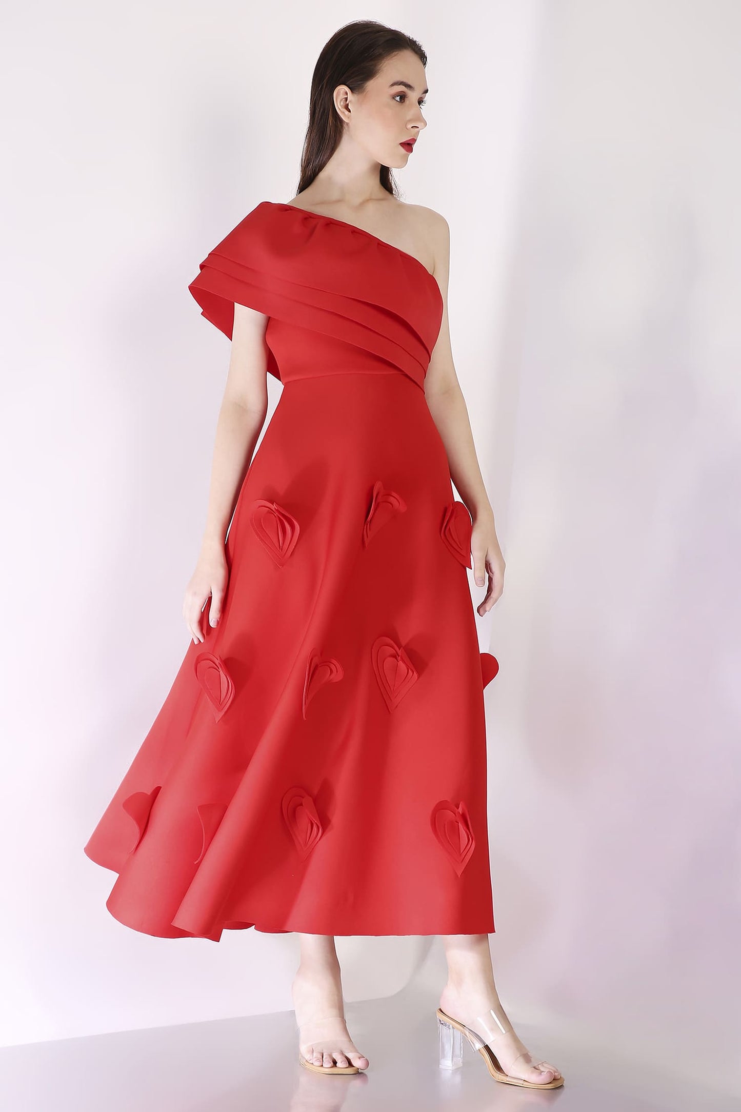 Scarlet Cassandra + Ruffle Wrap