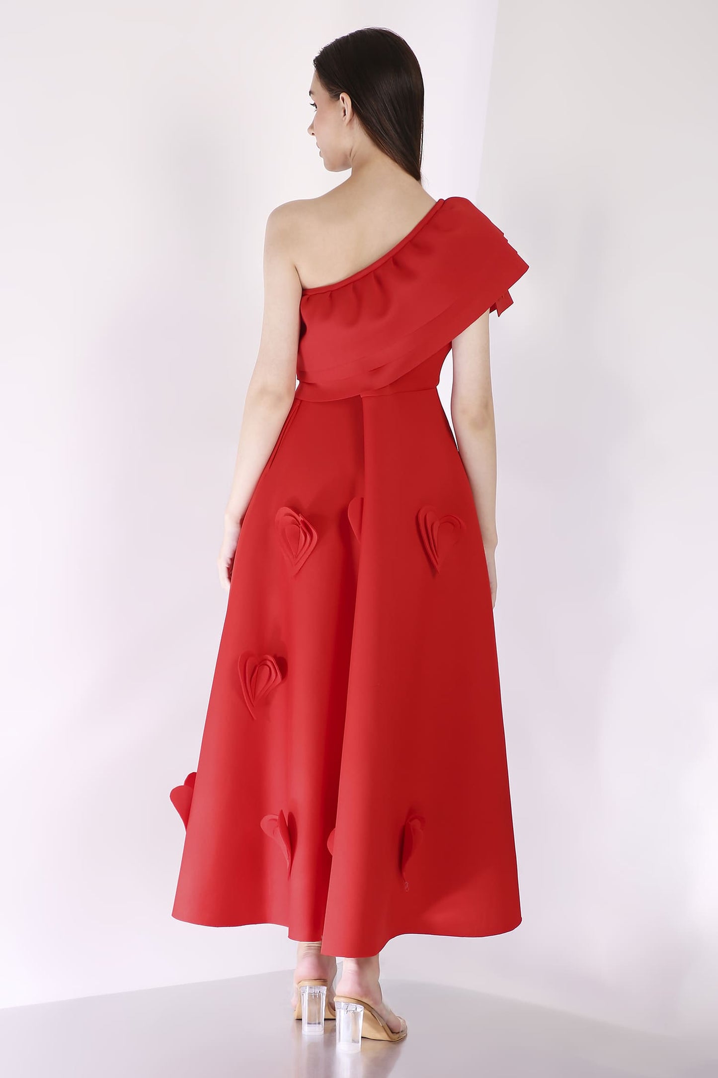 Scarlet Cassandra + Ruffle Wrap