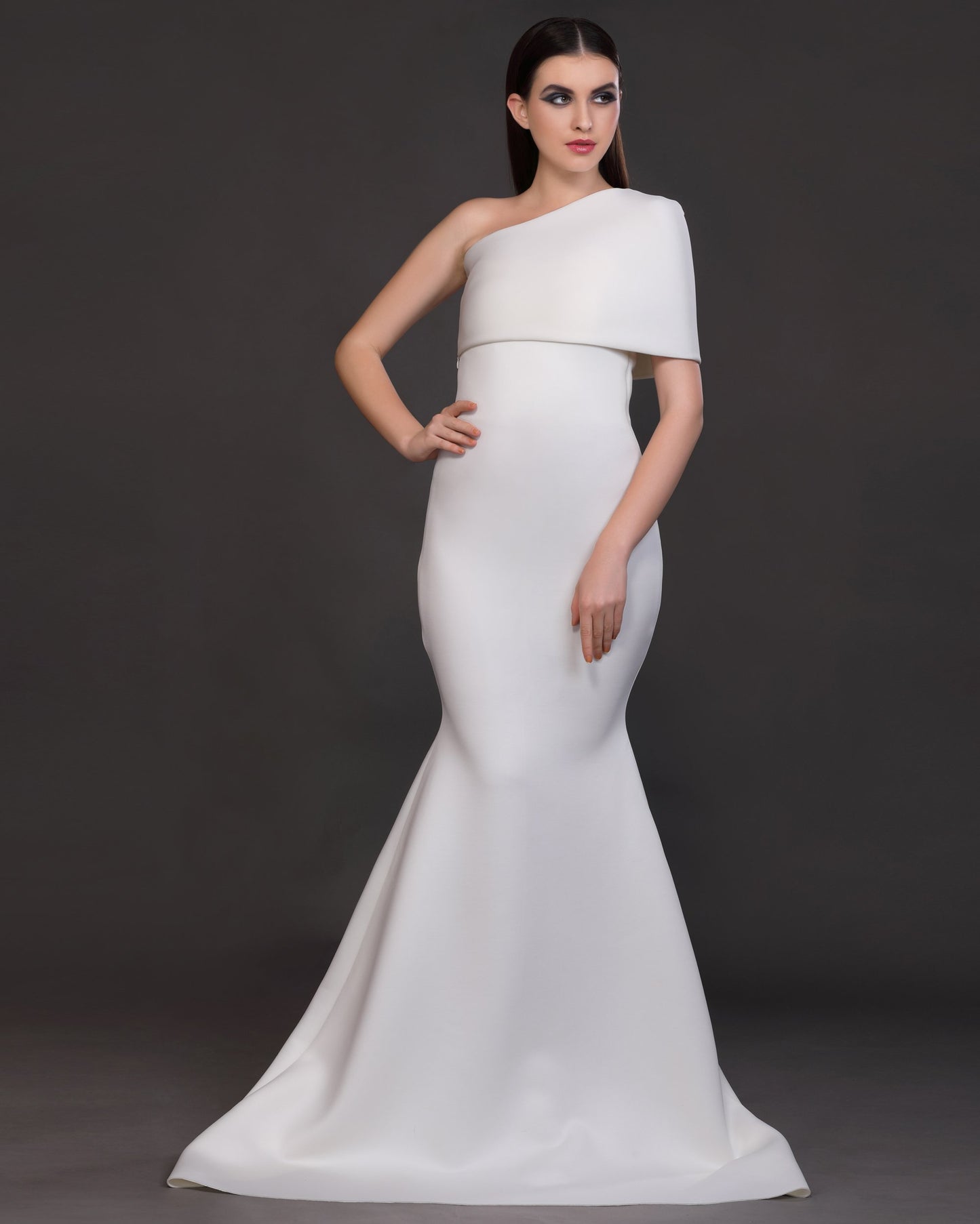 Essence- One-Shoulder Drape