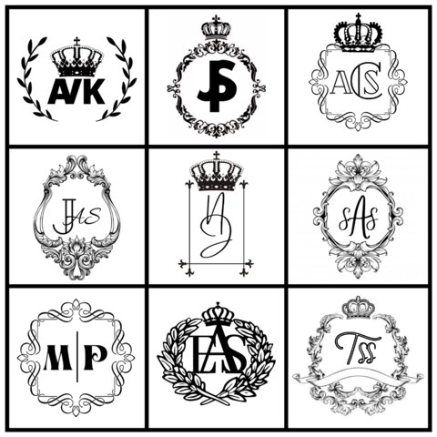 The process of creating monograms