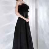 Gaia + Detachable Feather Wrap