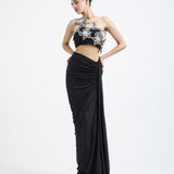 Detachable Zardozi Flowers Overlay