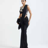 Mansi+ Zardozi overlay + Detachable pallu