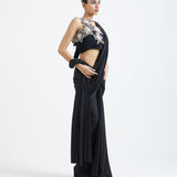 Mansi+ Zardozi overlay + Detachable pallu