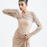 Detachable Embellished Sleeve Overlay