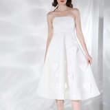 Cassandra + Detachable Feather Wrap