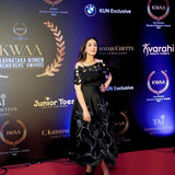 Shreya Godawat in Vero + Cutwork Wrap