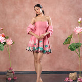 Ubud + off-shoulder bow