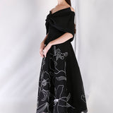 Black Vero + Bow Wrap