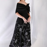 Black Vero + Bow Wrap