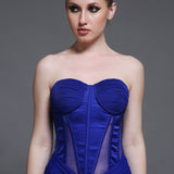 Bahaar Dhawan Rohatgi in Bleu Georgia Corset