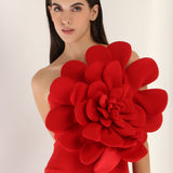 Sylvia Bodycon + Detachable Flower wrap