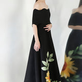 Olive (Black) + Wavy Wrap