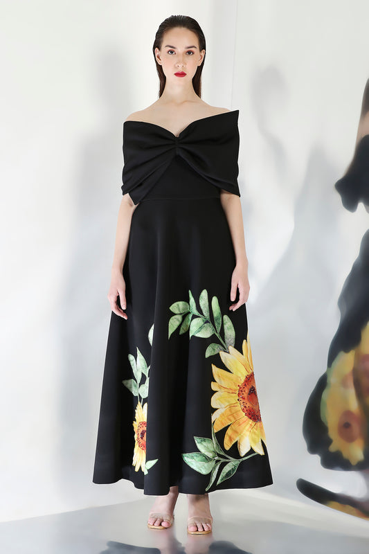 Olive (Black) + Bow Wrap