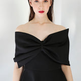 Olive (Black) + Bow Wrap