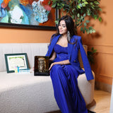 Bahaar Dhawan Rohatgi in Bleu Georgia Corset