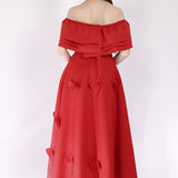 Scarlet Cassandra + Ruffle Wrap