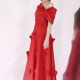 Scarlet Cassandra + Bow Wrap