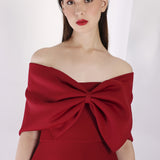 Carmine Cassandra + Bow Wrap