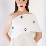 Tyche + Emerald Studded Wrap