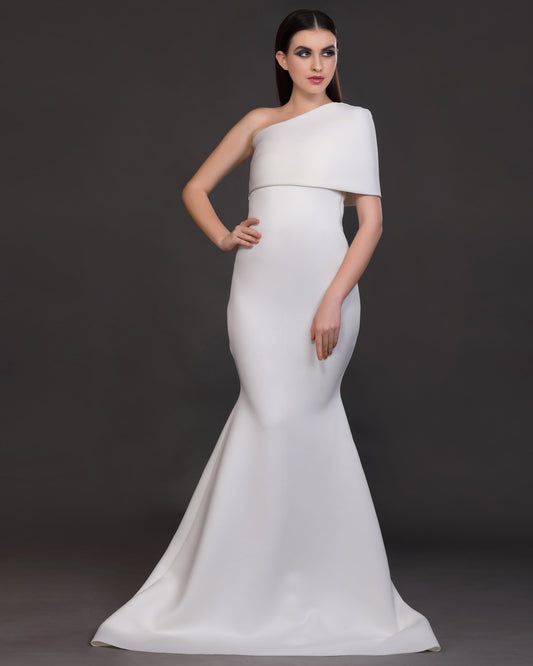 Essence- One-Shoulder Drape